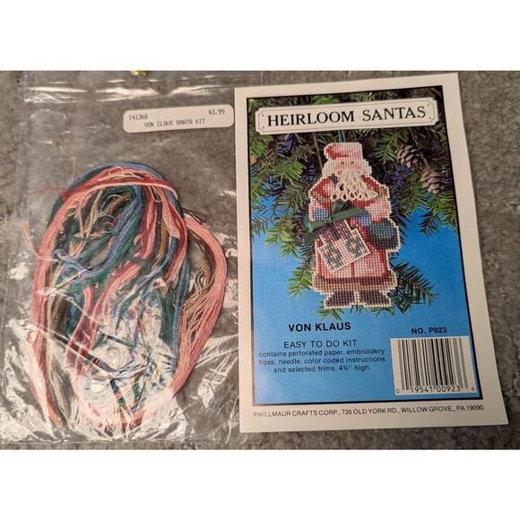 Cross Stitch Kits Lot of 3 CHRISTMAS THEMED crafty diy handmade busy hands hobby - Picture 9 of 10